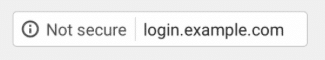 non HTTPS sites labeled not secure