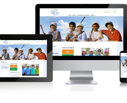 First Tee Fundraising website