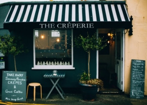 storefront of a small restaurant