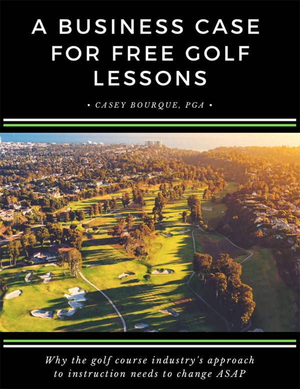 business case for free golf lessons