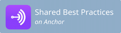 Shared best practices podcast on anchor