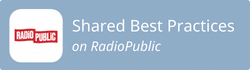 Shared best practices podcast on Radio Public