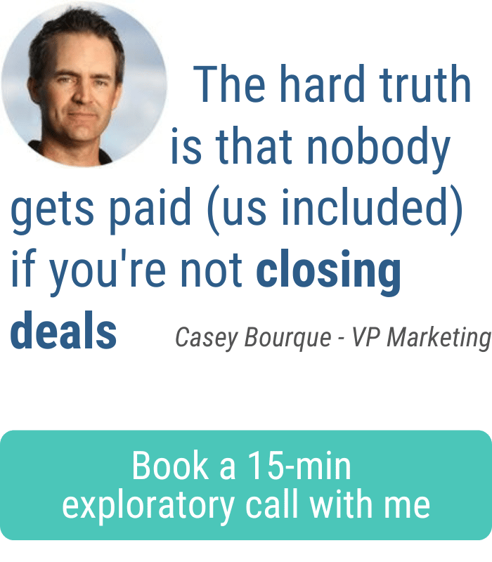Casey Bourque closing deals call to action