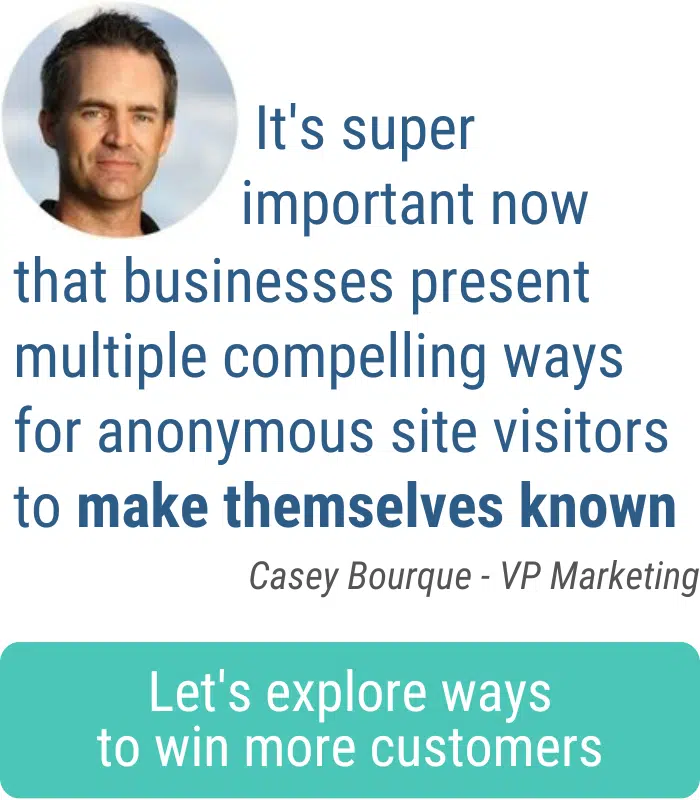 Casey website conversion call to action